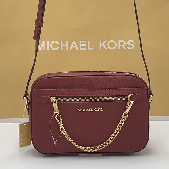 MICHAEL KORS
Jet Set Large Saffiano Leather Crossbody Bag
Dark Cherry
NWT - Picture 2 of 16